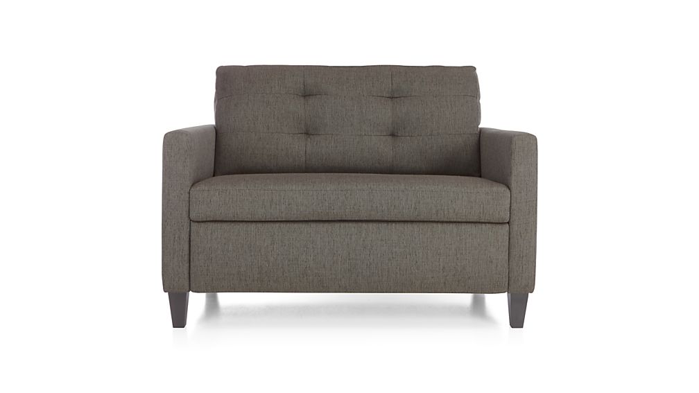 Twin Sleeper Sofa karnes twin sleeper sofa chair + reviews | crate and barrel NDTQAFD