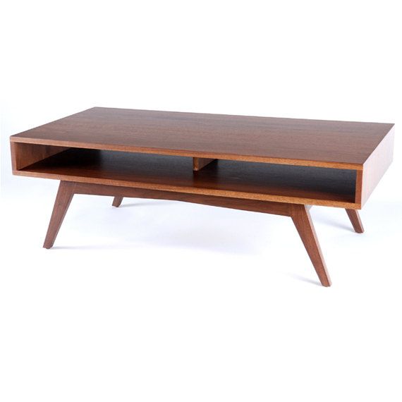 walnut coffee tables mid century modern walnut coffee table - $610.00, via etsy - made from FGARXHT