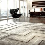 wool rug modern home and interior: spacious contemporary wool rugs in grey rug modern from RAAUZBT