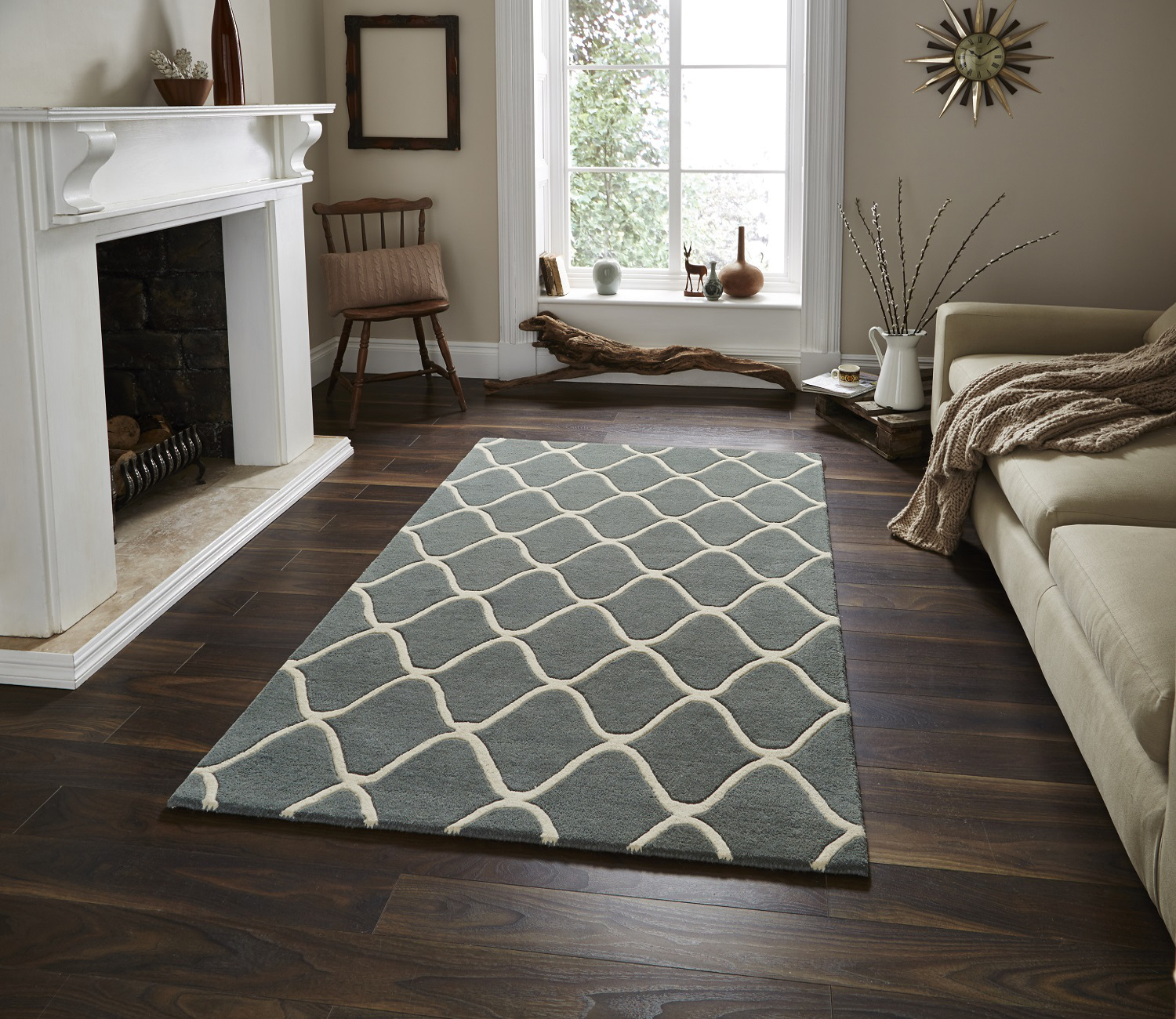 wool rug modern modern carpet designs. wave-design-hand-tufted-100-wool- MUKYHXI