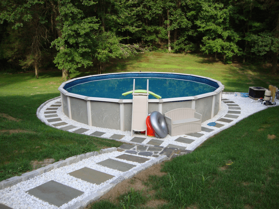 above ground pool landscaping ideas on a budget image of: small above ground pool landscaping NYRDTSM