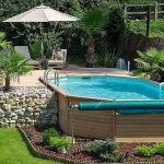 above ground pools that look like in ground awesome above ground pools KFEMGAJ