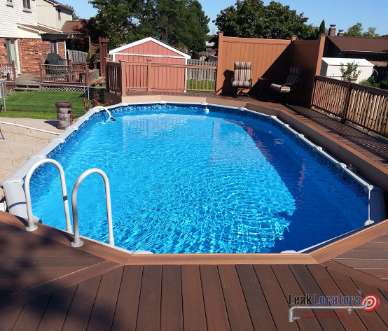 above ground pools that look like in ground pool leak detection RRPOYOI