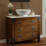 antique bathroom vanity with vessel sink image of astonishing antique bathroom vanity vessel sink with teak wood  dresser NUDUIOQ