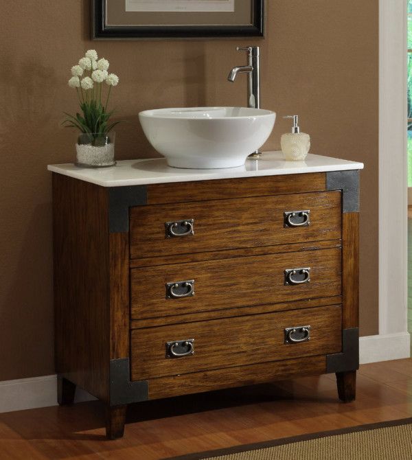 antique bathroom vanity with vessel sink image of astonishing antique bathroom vanity vessel sink with teak wood  dresser NUDUIOQ