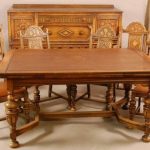 antique dining room table with pull out leaves antique dining room tables with leaves beautiful 8 piece oak dining room set KGFHAIB