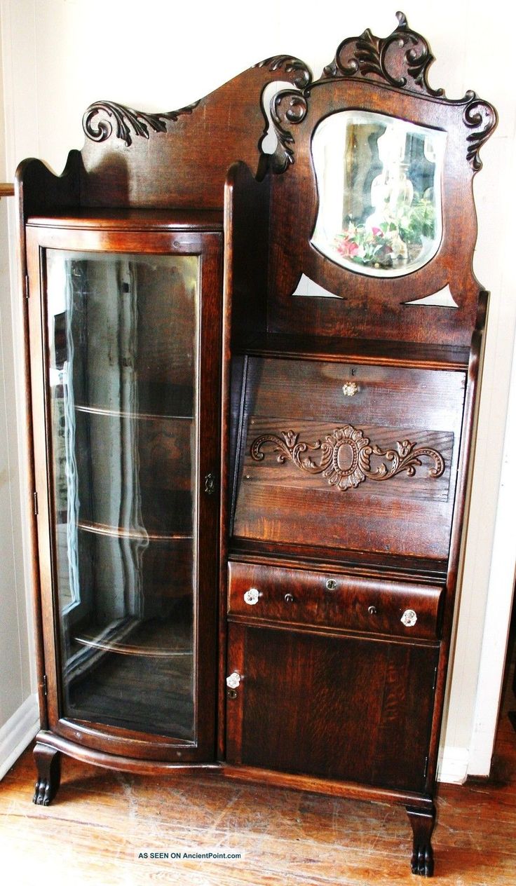 antique drop front secretary desk with bookcase gorgeous american antique drop front oak secretary desk side by side  bookcase TLMQNVC