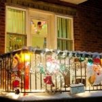 apartment balcony christmas decorating ideas ... apartment christmas decorations small space holiday decorating decor  apartment balcony christmas YAQSQMX