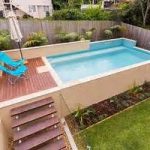 backyard small rectangular above ground swimming pools . EBQWGJY