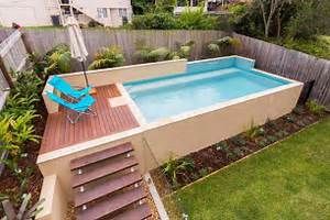 backyard small rectangular above ground swimming pools . EBQWGJY