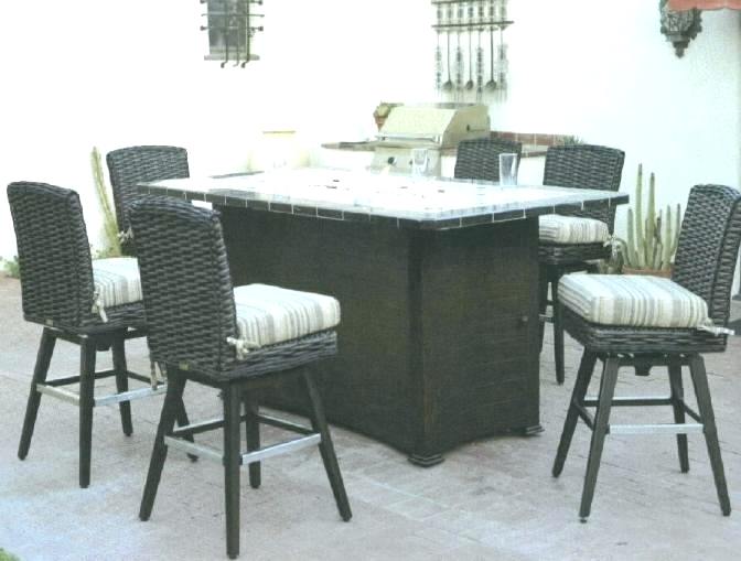 bar height patio set with swivel chairs pub height patio set EWZQPCT