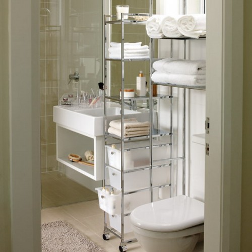 bathroom organization ideas for small bathrooms storage ideas in small bathroom · movable storage solutions are perfect JEWXPFG