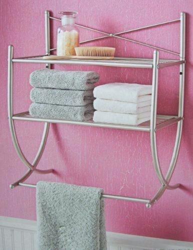 bathroom shelf with towel bar brushed nickel brushed nickel bathroom shelf wonderful brushed nickel bathroom shelves  ideas WNSBRFE