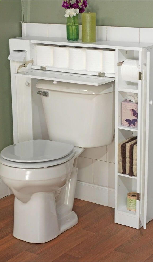 bathroom storage ideas for small bathrooms 42. never again run out of toilet paper UORXVRZ