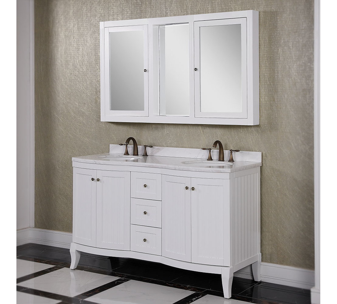 bathroom vanities with matching medicine cabinets accos 60 inch white double bathroom vanity cabinet ... GLCJDQM