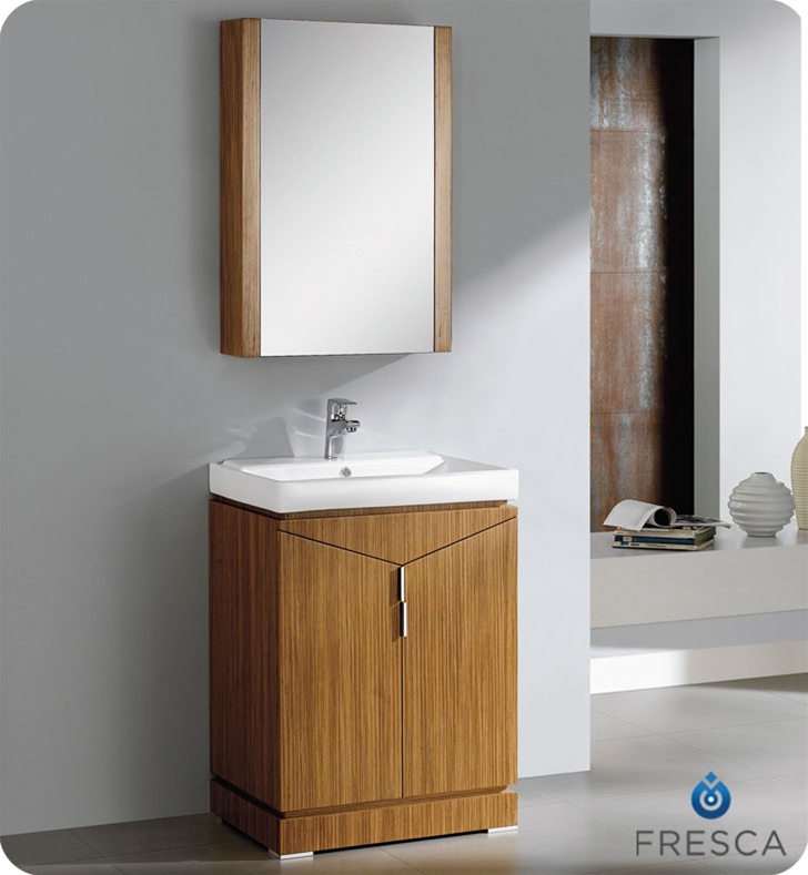 bathroom vanities with matching medicine cabinets fresca 24 inch wild honey oak modern bathroom vanity VSAXNPD