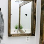 bathroom vanity mirror medicine cabinet diy vanity mirrors! farmhouse style bathroom vanity mirror and medicine AAYJEVP