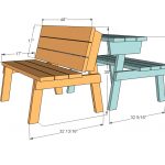 bench that turns into a picnic table plans ana white | picnic table that converts to benches - diy GPDNLJZ