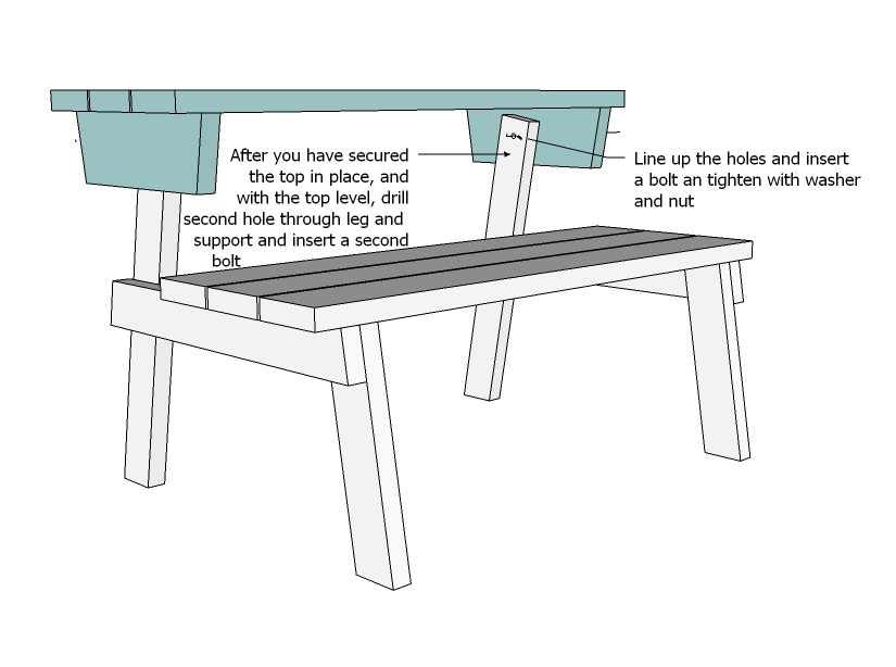 bench that turns into a picnic table plans ana white | picnic table that converts to benches - diy WWBVWLP