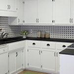 black and white kitchen backsplash ideas black white mosaic backsplash TWWLADJ