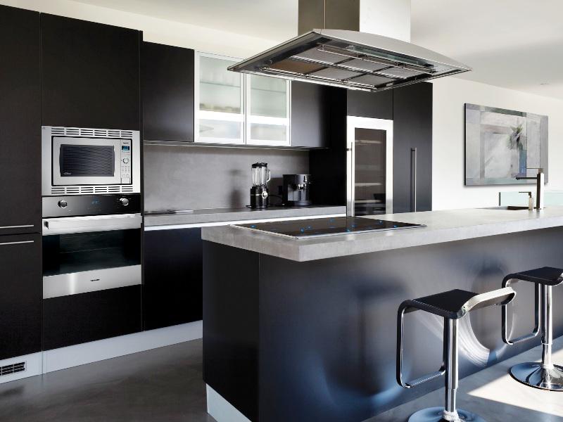 black and white kitchens with a splash of colour GLGOKUE