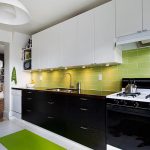 black and white kitchens with a splash of colour view in gallery black, white and green kitchen VPHXKDQ