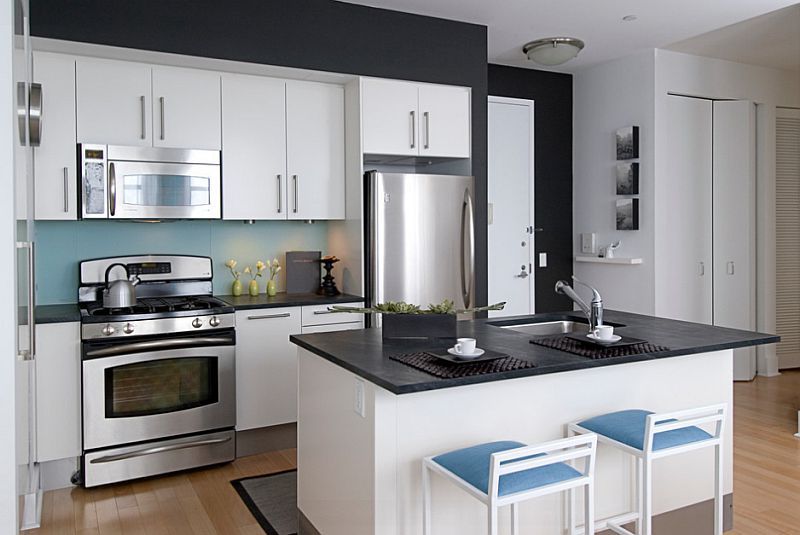 Ideas for Black and White Kitchens with A Splash of Colour