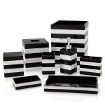 black and white striped bathroom accessories black and white bathroom accessories house decorations ZPKTXBJ