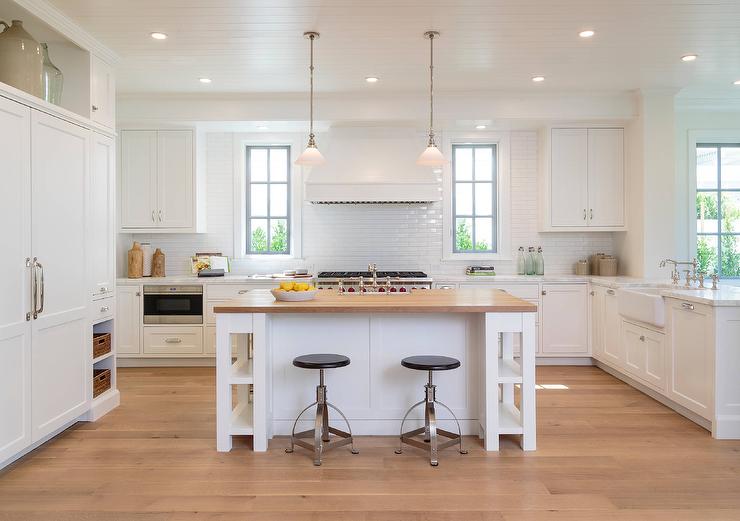 butcher block kitchen island with seating white kitchen island with shelves and butcher block top WJBKETL