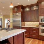 cherry kitchen cabinets with granite countertops ... granite countertops for cherry cabinets? redcabinets EVLOJWQ