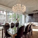 contemporary chandeliers for dining room contemporary crystal chandelier dining room DWQCDBH