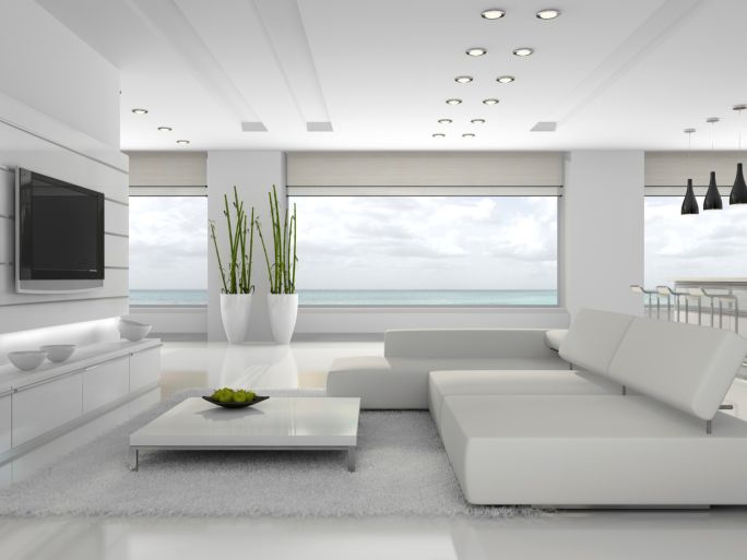 Contemporary White Living Room Design Ideas for Cool Homes