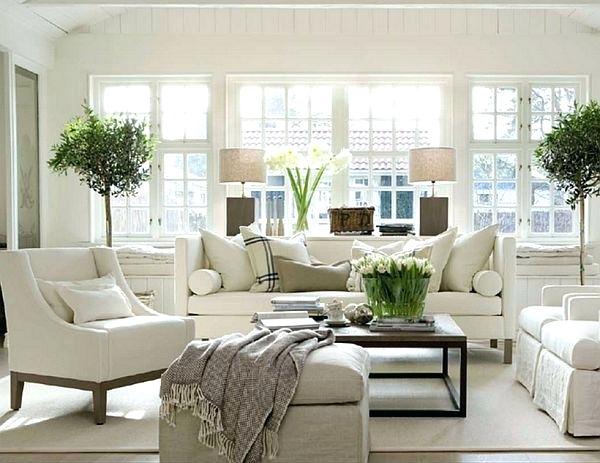 contemporary white living room design ideas decorating with bright modern UYDORHK