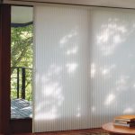 contemporary window treatments for sliding glass doors glass door window treatments - duette ... JQGUSYR