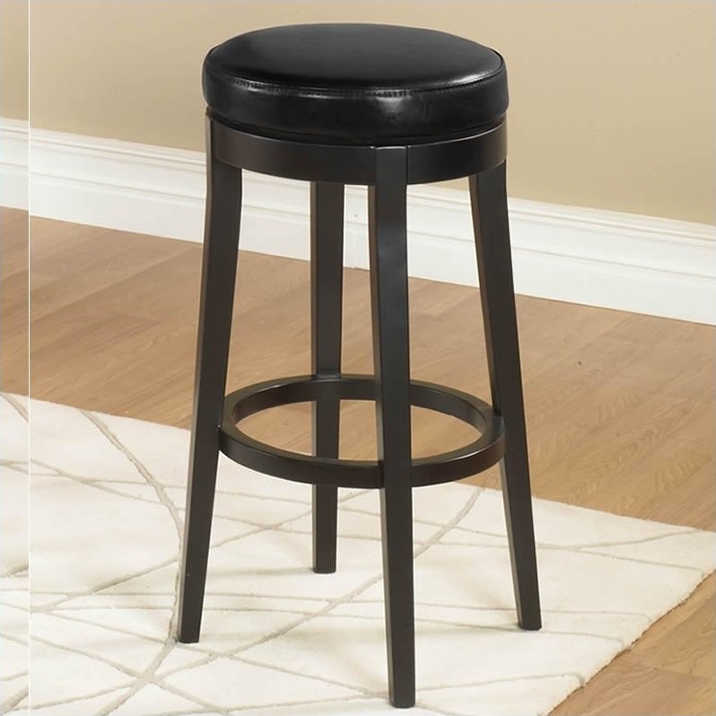 Aesthetic Counter Height Backless Swivel Bar Stools
