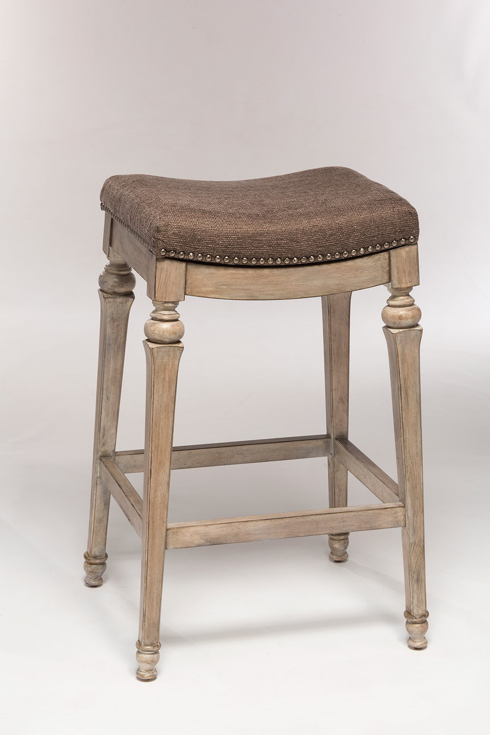 counter height backless swivel bar stools hillsdale vetrina backless non-swivel counter stool - weathered gray - NBMGXAR