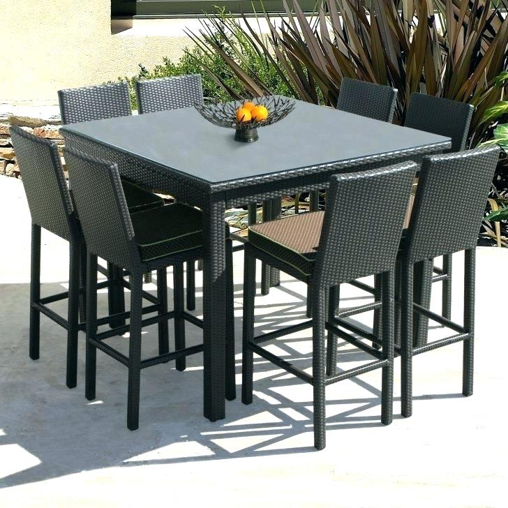 Ever-Beautiful Counter Height Outdoor Table and Chairs