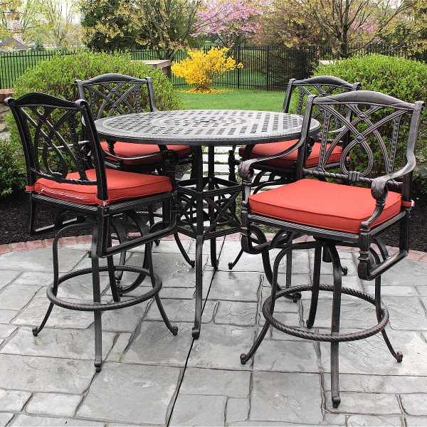 counter height outdoor table and chairs decoration: lovable bar height outdoor dining table high dining outdoor BYJIKSX