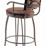 counter height swivel bar stools with arms trica bill ii swivel barstool with arms, 26 ICSJGYR