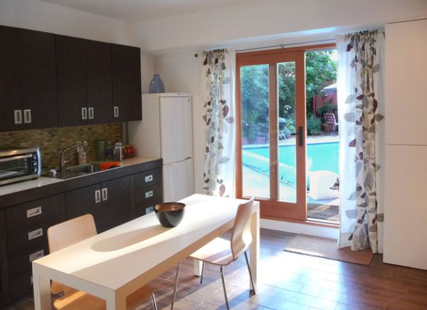 curtains for sliding glass doors in kitchen view in gallery sliding glass doors in the kitchen keep VVDVRQJ