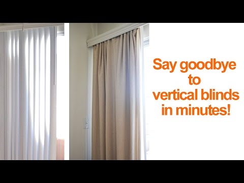 curtains for sliding glass doors with vertical blinds engineer your space with isabelle larue s1 - e15 YOPNTXQ