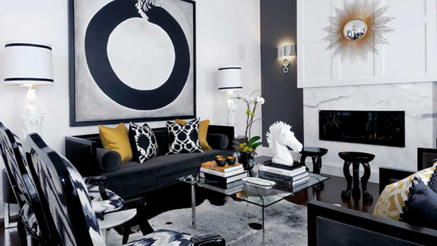 decorating with black furniture in the living room 20 attractive black sofa living room | home design lover PLPZOEH