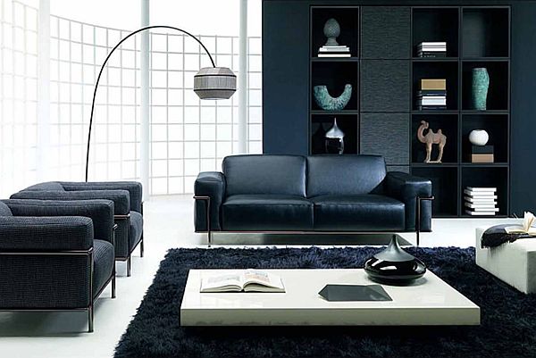 decorating with black furniture in the living room view in gallery PFKTESU
