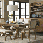 dining room table with upholstered chairs town u0026 country collection CVFSOXV