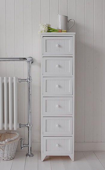 free standing bathroom cabinets with drawers maine narrow tall freestanding bathroom cabinet with 6 drawers for CPONAHN