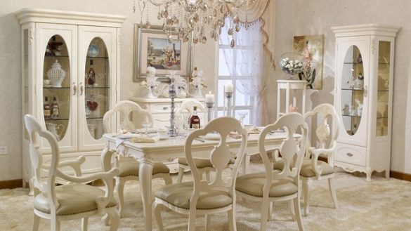 french provincial dining room furniture painted with white inside french OAKFMED