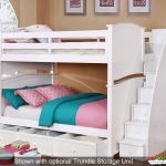 full over full bunk beds with trundle and stairs retail price $2,549.99 YNTHFBR