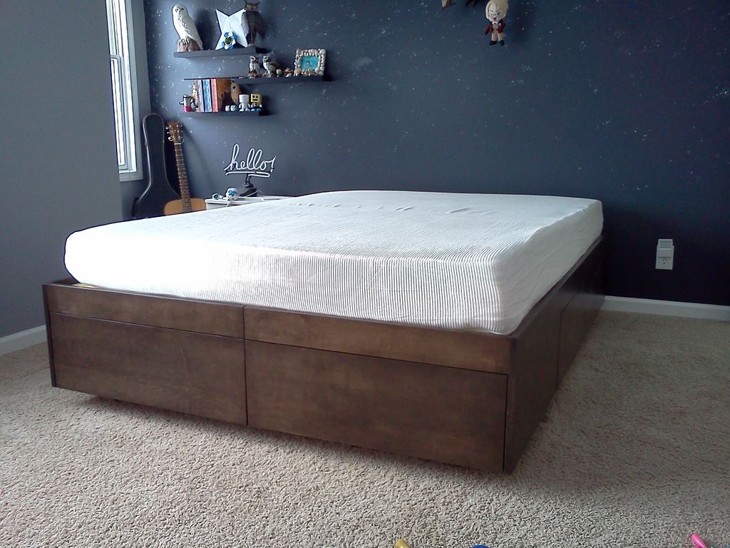 full size wooden bed frame with headboard picture of platform bed with drawers ... CXTRNCX