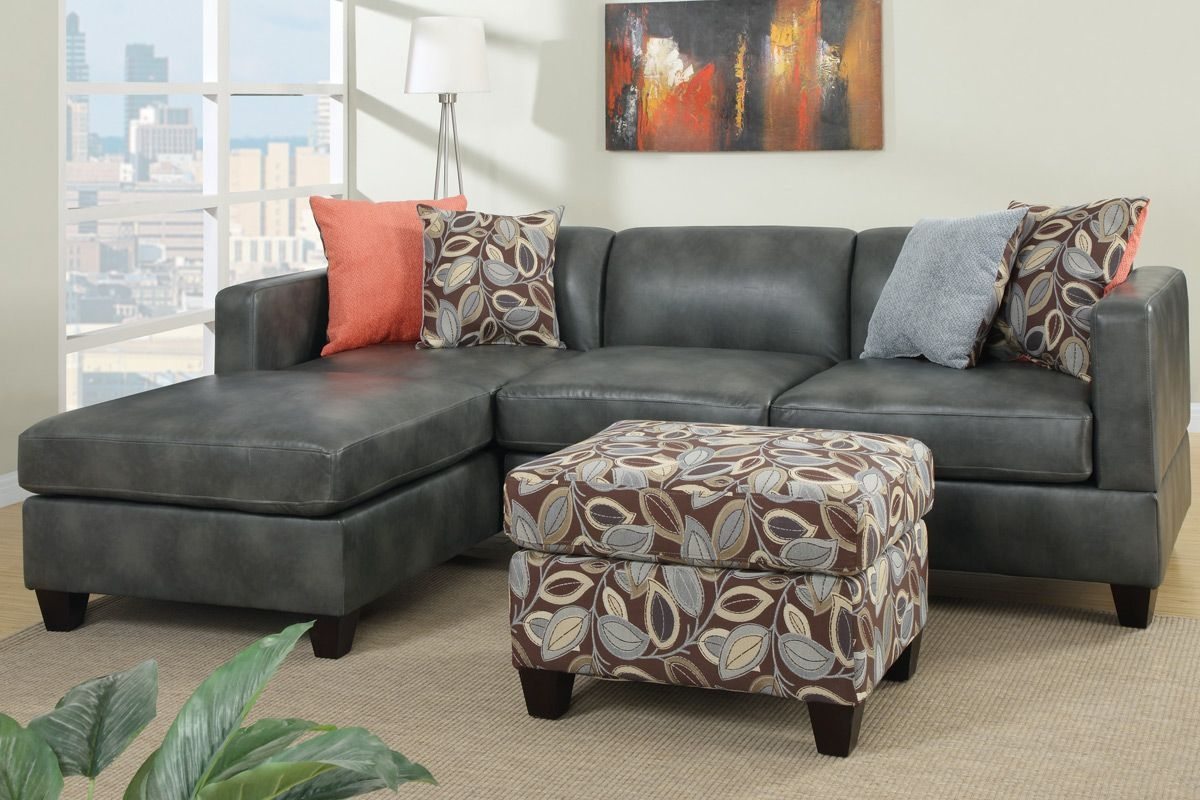 great charcoal gray sectional sofa with chaise lounge 81 in sofa HFXPDEG