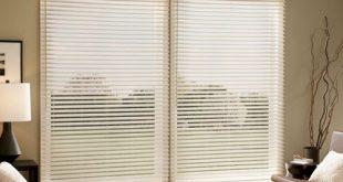 horizontal blinds for sliding glass doors faux wood blinds; sliding glass door VHTXWXV